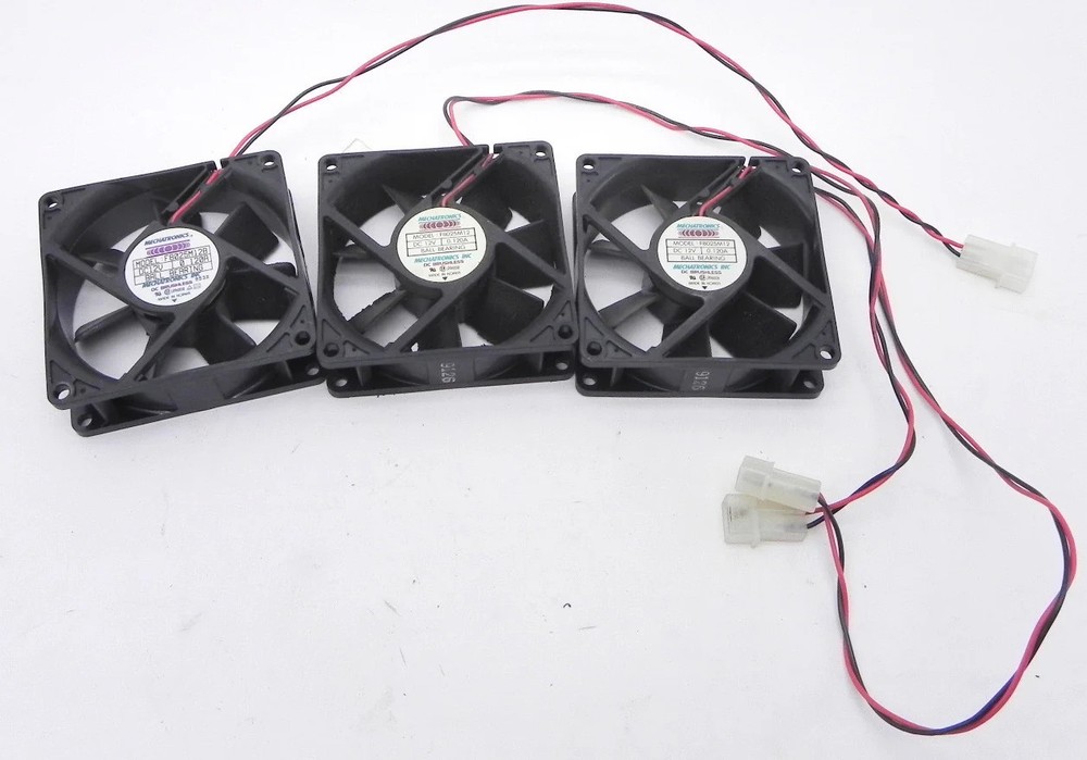 Mechatronics DC 12V Brushless Fan (Lot of 3)