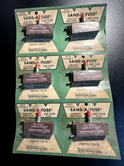 NOS 6x Sans-A-Fuse FA2700-1 Circuit Breakers Fuse Pins – Replaces Zenith #136-76
