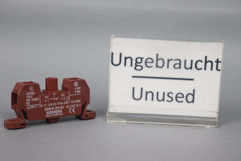 Siemens 3SB1420-0C Switching Element 660V 10A Unused