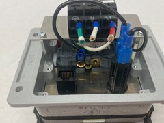Mencom DP-RJ45-R-32 Panel Interface Connector Module, Duplex Outlet