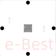S9O5W S905W 5905X S9O5X S90SX S905L S905X LFBGA13x13-368 Stencil 0.35mm