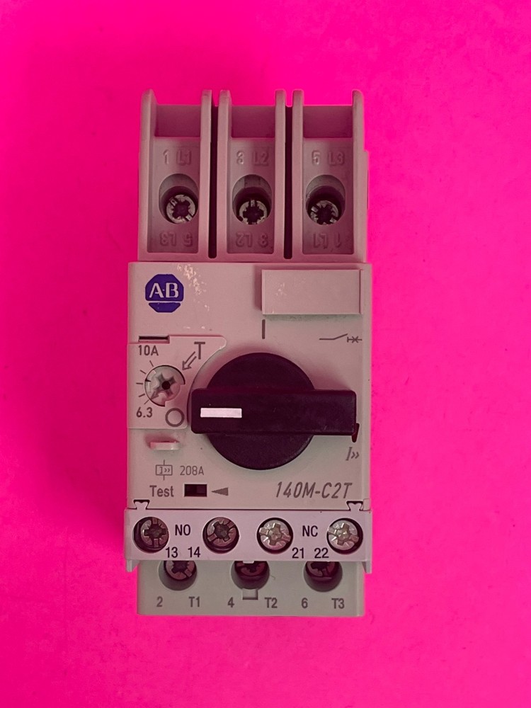Allen Bradley 140M-C2T-C10 Ser B Motor Circuit Protector 6.3-10A & 140M-C-TE