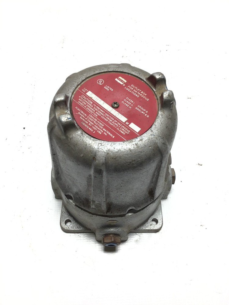Crouse-Hinds EJH5311100 Explosion Proof Dust Tight Assembly w/Dwyer Pressure …