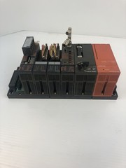 Mitsubishi A1S63P PLC CPU 7 Slot Rack with 6 Modules