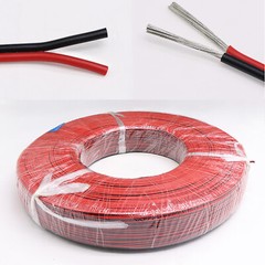 2 Core Red And Black 300V Cable Amp Car Auto Boat Audio Loud Speaker Wire UL2468