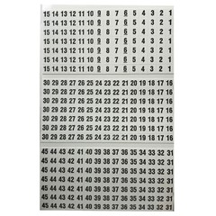 Stranco WMB-0000 Electrician 450 Cloth Sticker Wire Marker Booklet 10 Each 1-45