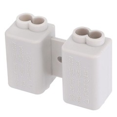 2Pcs High-Power Wiring Splitter Non-Breaking Design Main Function Terminal Block