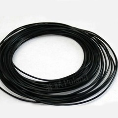 0.3-3.38mm ID 150V L-Type AWG 9/10/11/12-30L PTFE Tube Tubing Sleeve Pipe Black