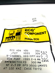 4 Pieces ECG456 (NTE456) N-Channel JFET Free Shipping