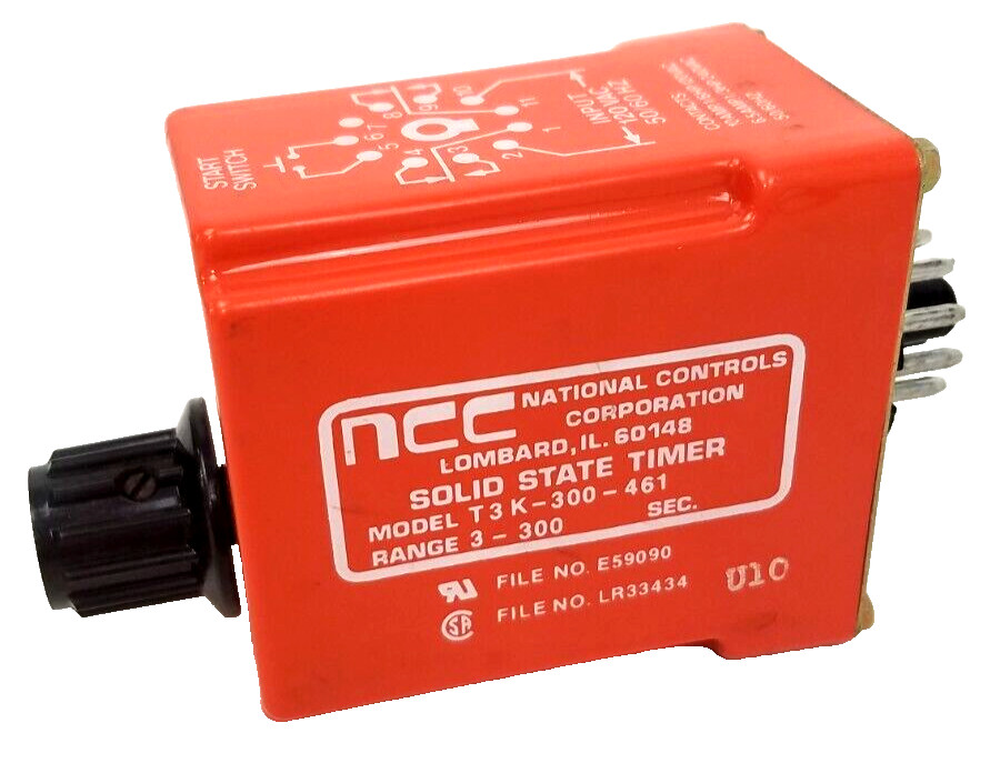 T3K-300-461 NCC Solid State Timer 3-300 Sec – Next Day Option