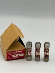 Bussmann KTK-10 10 Amp Limitron Fast Acting Supplementary Fuse 600V Lot Of 3