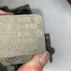 5 of Burndy KS34 R500 T2/0-500 Connectors