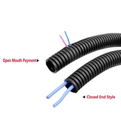 Flexible Conduit Cable Protector Split PP Wire Loom Harness Sheathing Tubing