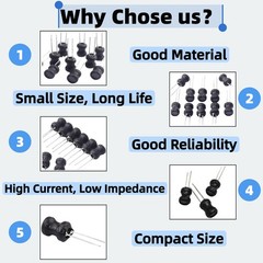 Inductor Assortment Kit from 1uH-100mH 6 * 8mm Power Choke 30 Values 265PCS