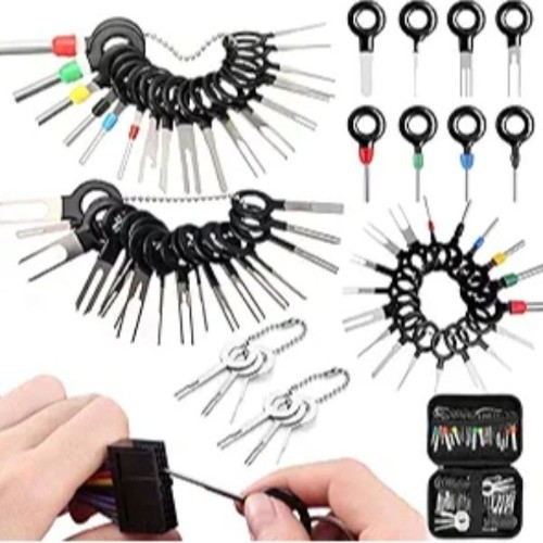 Removal Tool Kit, 140 Pcs Pin Extractor Kit for Car, Wire Connector Release Key