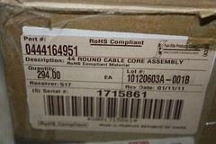1000x Fair Rite 444164951 Round Cable Core Suppressor 245OHM