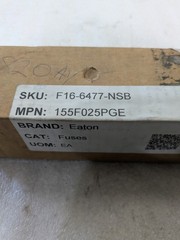 EATON COOPER POWER 155F025PGE FUSE 15.5KV 25 AMPS 50KA
