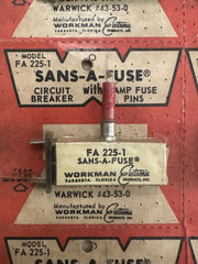 Sans-A-Fuse FA 225-1 Circuit Breakers 6x NOS – Replaces RCA 945-392-5 & Warwick