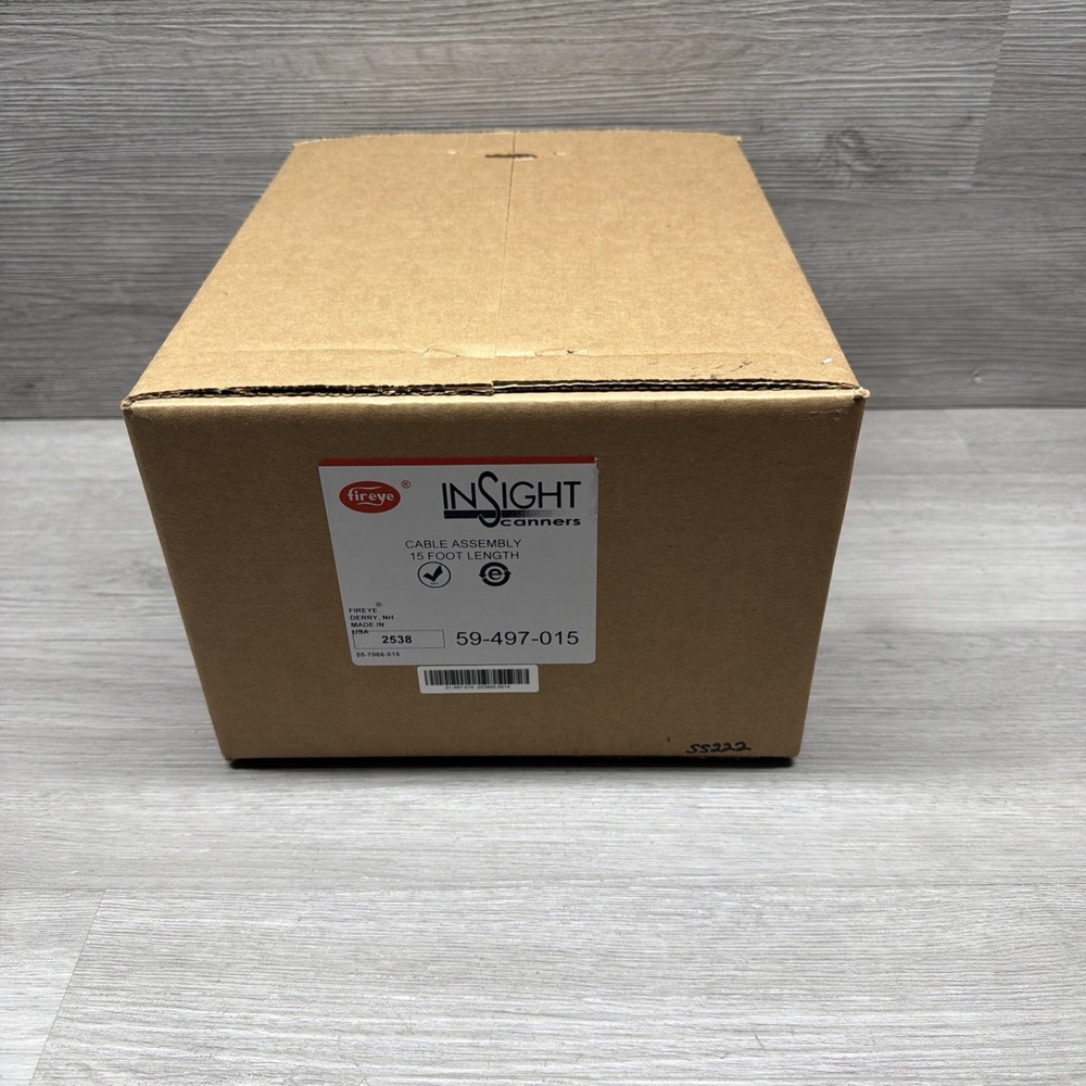 Fireye 59-497-015 Cable Assembly For InSight Scanner, 15 Foot Length, New