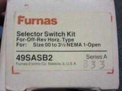 FURNAS 49SASB2 SELECTOR SWITCH “FOR-OFF-REV 1 year warranty