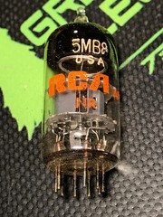 5MB8 – RCA – Triode Pentode TUBE IN BOX , similar to 6MB8, different heater