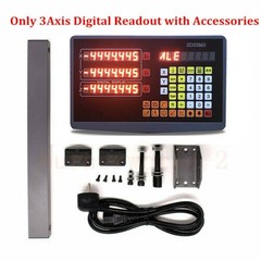 2/3 Axis High Precision Digital Readout 1μm TTL Linear Scale Encoder Grinder Kit