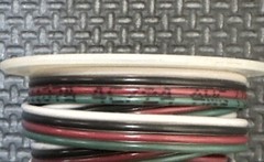 Approximately 12 FT 4 Conductor 24 AWG Type CL2X Wire | Multicolor HTF