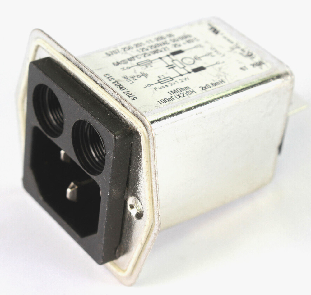 Schurter 5707.0603.313 Power Entry Module w/ Line Filter