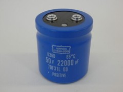 Nippon Chemi-Con U36D Aluminum Electrolyte Capacitor, 50V, 22000uF – NEW Surp…