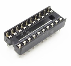 100PCS 20-Pin 20pin DIL DIP IC Socket PCB Mount Connector NEW