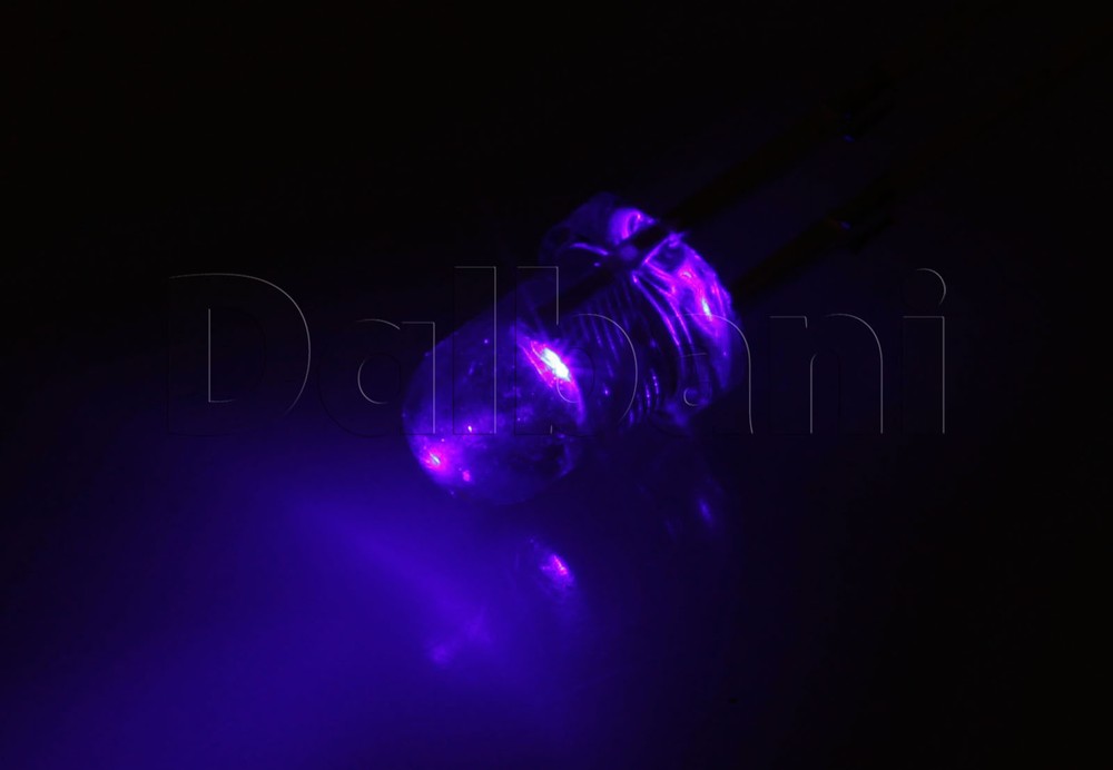 500pcs 11-2015 Low Brightness 3mm Blue 2 Pin LED led Light
