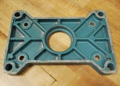Dodge 275705, 4″ x 7-1/2″ to 6″ x 9-1/2″ Adapter. 7/16″ and 9/16″ Holes – USED
