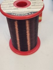 MANGANIN ENAMEL WIRE RESISTANCE WIRE , .0031, 40 AWG, 30.49 OHMS PER FT. 6.7G