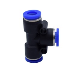 T Piece Adapter Pneumatic Push In Fittings Tee Connector Equal/Reducing Air Hose