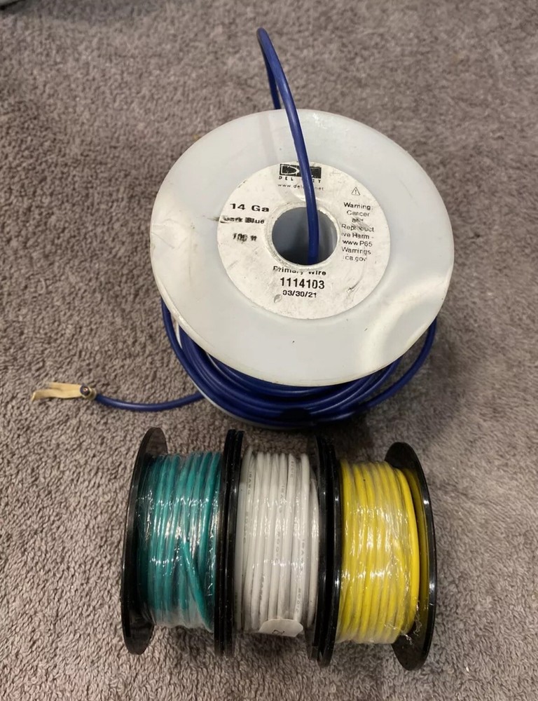 NEW LOT OF WIRE: Del City 1114103 14 Ga, 3 Fermerry 16 AWG Silicone Hook-up Kit