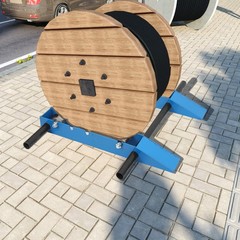 Wire Cable Reel Roller Stand 4400 LBS Commercial Industrial Steel Wire Dispenser