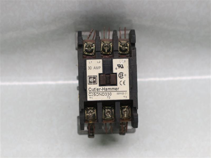 Cutler-Hammer C25DND330 Contactor 30A SERIES C1 104-120V 50-60Hz FAST SHIP