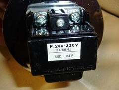 Maruyasu PLR-200GLHS Pilot Lights Green 200-220 AC 50/60 Hz New