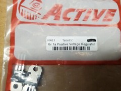 4pcs STMICROELECTRONICS L7806CV IC, V REG +6.0V, 1A 7806, TO-220-3
