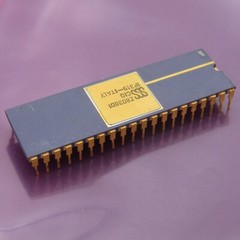 Z-CIO SGS Z80 Z8036D1 Gold Vintage Collectible 40 Pin IC