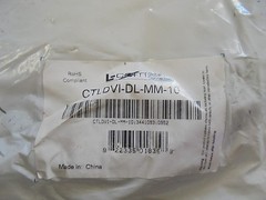 L-COM – CTLDVI-DL-MM-10 – AUDIO/VIDEO CABLE, 10FT, GREY NEW IN BAG