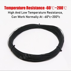 7AWG~18AWG PTFE Silver-plated Copper Stranded Electrical Wire Cable Audio Wire