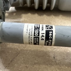 S&C 89021R9-CD Outdoor Distribution Fuse Cut-Out Type XS Insulator 100A 14.4kV