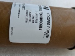 Eaton Cooper Power 43F075-IVBTS Current Limiting Fuse 75 Amp 4.3KV 50KA OEM