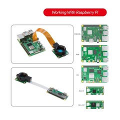 Arducam for Raspberry Pi HQ Camera Module,12.3MP camera+No lens, Black