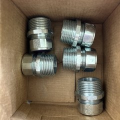 Crouse-Hinds CG100-850, 1″, 0.75 to 0.85″ Cord, Steel, Cord Grip Connector, 5 pc