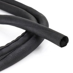 Cable Management Lot/Woven Mesh Split Sleeve Wire Loom Auto Harness Power cord