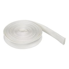 Braided Sleeving 9.8Ft x 0.39″ Fiberglass Braid Cable Sleeve for Home, White
