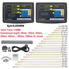 US 2/3Axis Digital Readout DRO Display Linear Scale Encoder for Bridgeport Mill