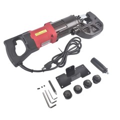 High Power Metal Puncher with 5 Dies&Portable Case for Sheet Metal/Channel Steel